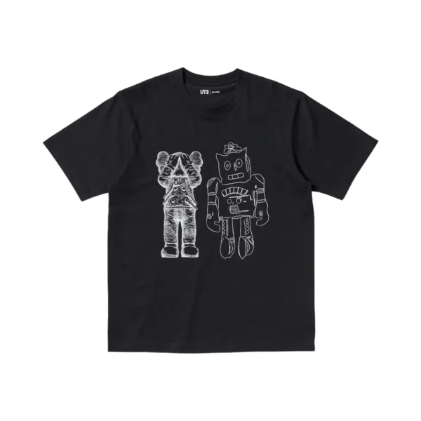 Camiseta KAWS x Uniqlo Warhol UT Graphic 476351 Negro