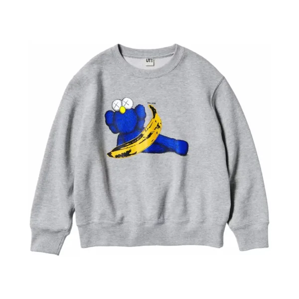 KAWS x Uniqlo Warhol Graphic Sweatshirt Grey