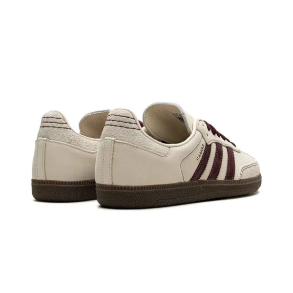 Adidas Samba OG Wonder White Maroon