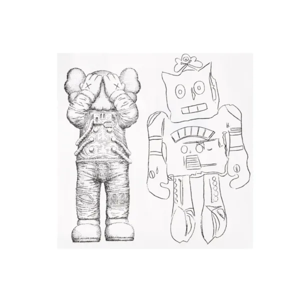 KAWS x Uniqlo Warhol 2Way Tote Bag Blanco