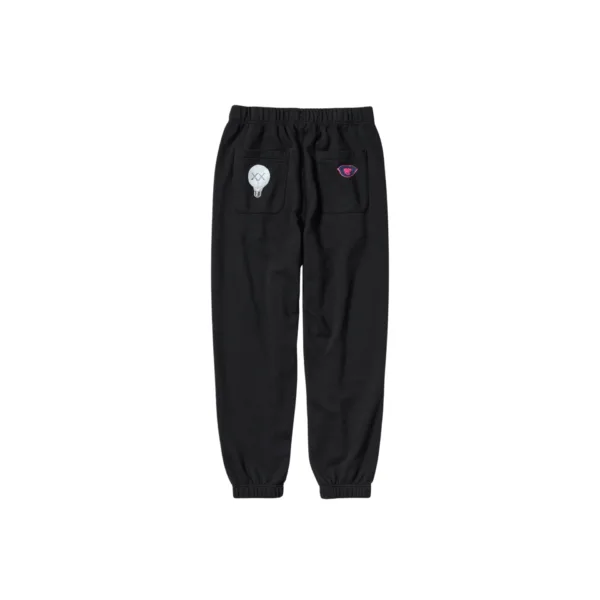 KAWS x Uniqlo Warhol 476120 Pantalón de chándal Negro