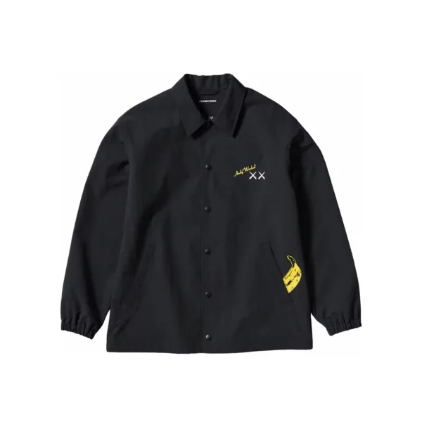KAWS x Uniqlo Warhol Coach 474138 Chaqueta Negro