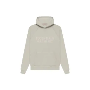 Fear of God Essentials Hoodie Smoke